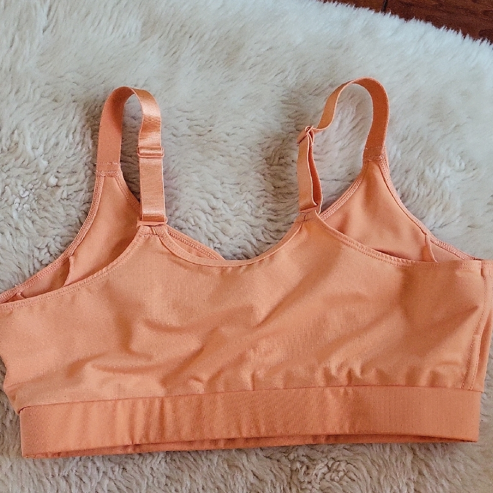 Ruby Ribbon Peach Sports Bra - Size 36 (S) - Picture 3 of 3